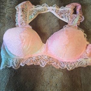Pink bra